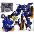 MiniForce Dinoid Warrior Transformation Robot Dinosaur Model REX KAISER Mini Force Deformation Headbot Giganoto Dino Toys