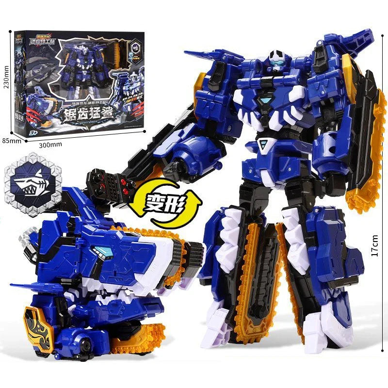 MiniForce Dinoid Warrior Transformation Robot Dinosaur Model REX KAISER Mini Force Deformation Headbot Giganoto Dino Toys