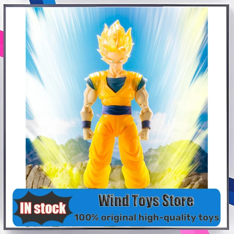 100% Original Tamashii Nations Store Bandai S.H.Figuarts Super Saiyan Goku Z Guerreros Shf Son Goku Dragon Ball Z