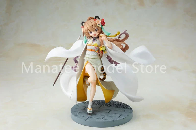 KADOKAWA Original Toradora! Taiga Aisaka White Kimono Ver. PVC Action Figure Anime Model Toys Collection Doll Gift