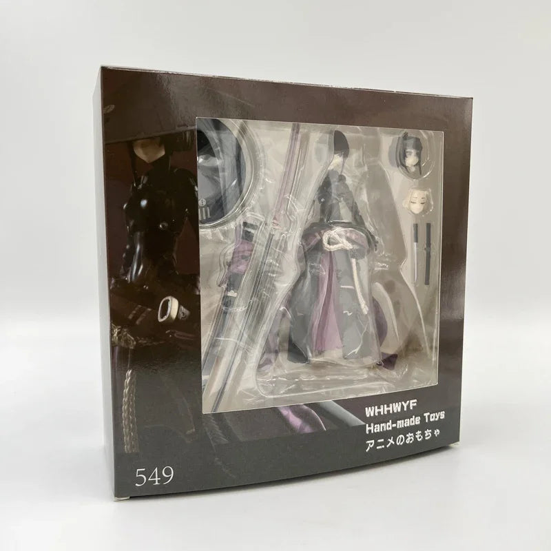 #621 Figma FALSLANDER Samurai Anime Girl Figure Lanze Reiter/Ronin/Hemet Nethel Action Figure Collectible Model Doll Toys 15cm