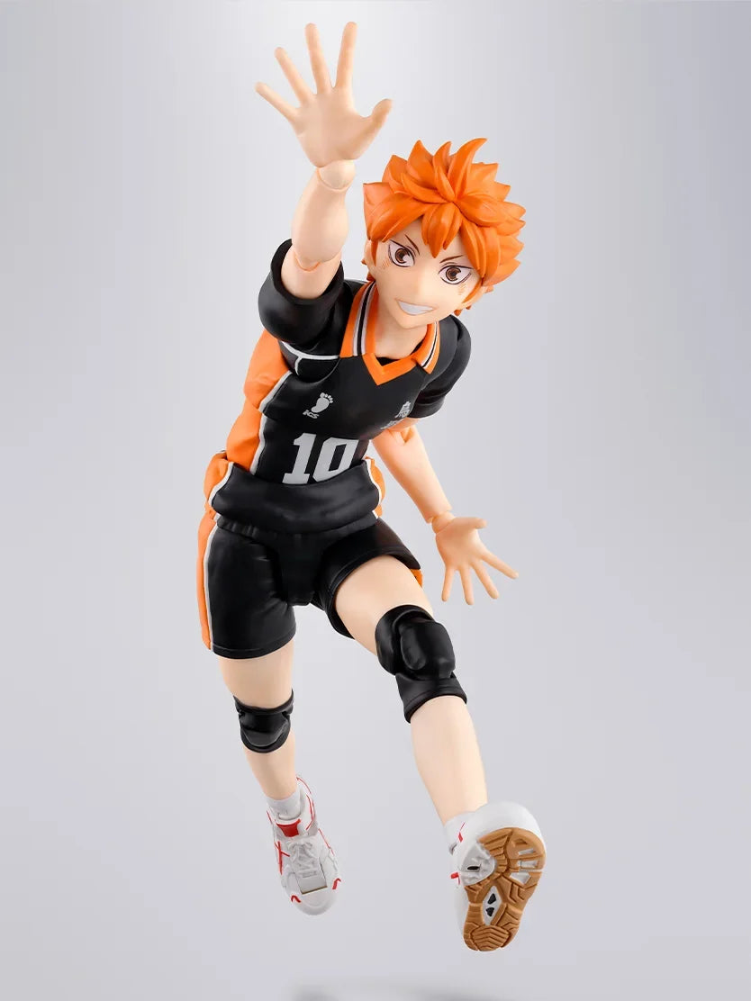 Original BANDAI S.H.Figuarts Shoyo Hinata Haikyu!! Anime Figure Toys Action Figurine PVC Model Collection