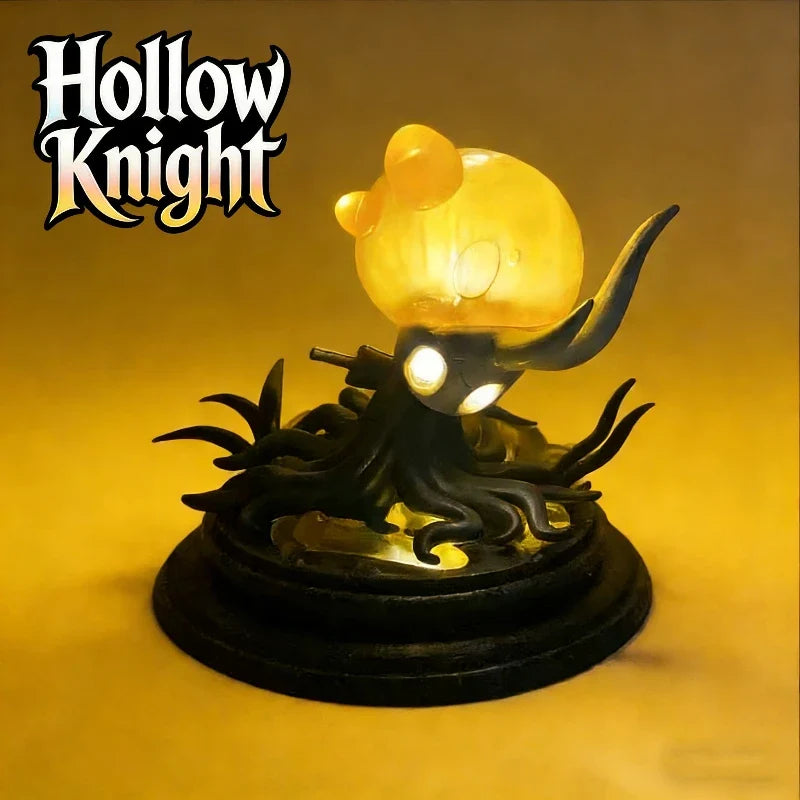 16cm Hollow Knight Broken Vessel Light Up Game Aciton Figure Lost Kin Model Toy Collectible Statue With Base Home Ornament Gifts