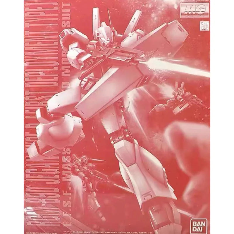 Bandai Original MG Online Exclusive RGM-89D Jegan D type 1/100 Anime Action Figure Assembly Model Toys Gifts For Children GUNDAM
