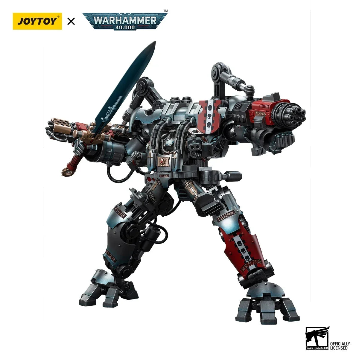 JOYTOY Warhammer 40k 1/18 Action Figures Mecha Grey Knights Nemesis Dreadknight