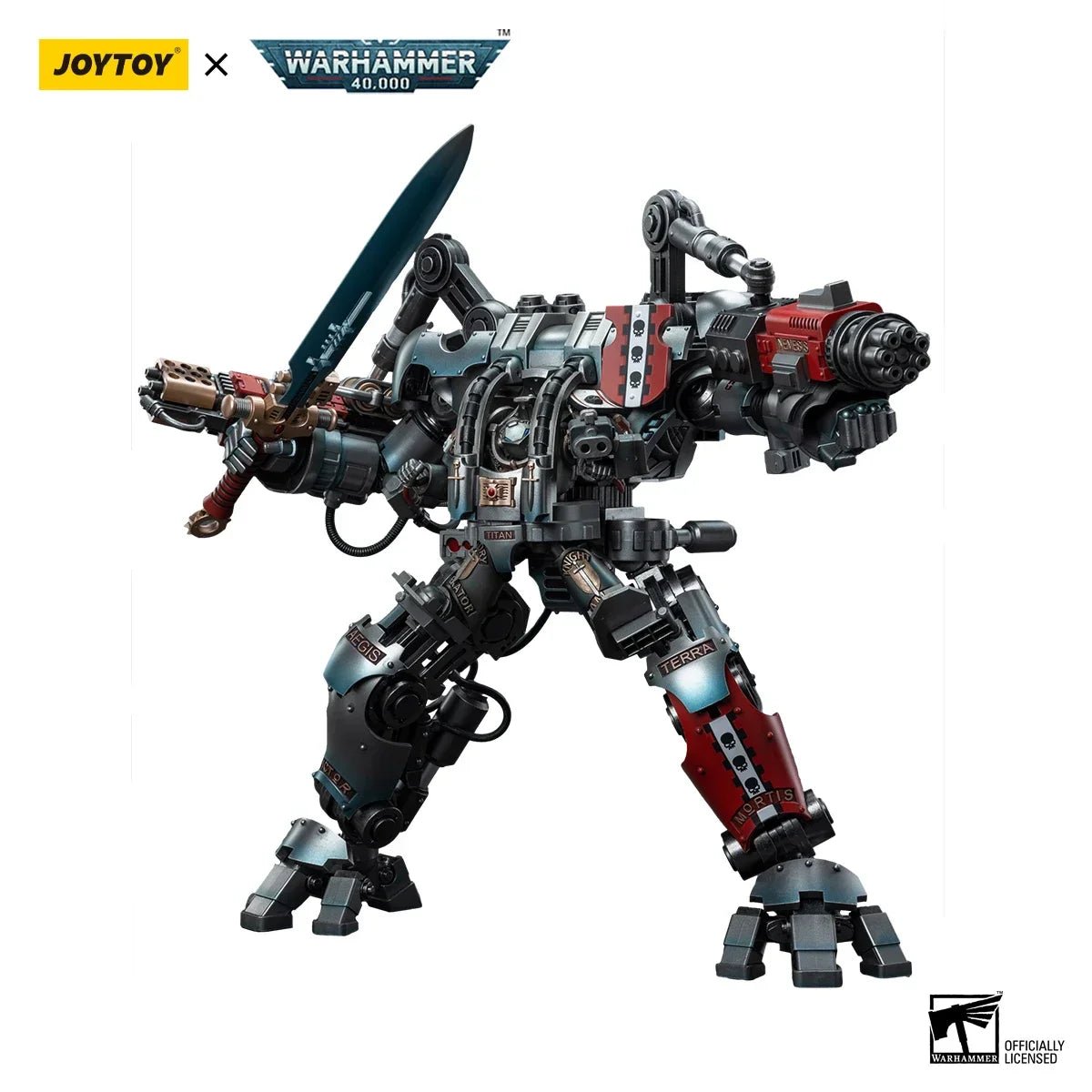 JOYTOY Warhammer 40k 1/18 Actionfiguren Mecha Grey Knights Nemesis Dreadknight
