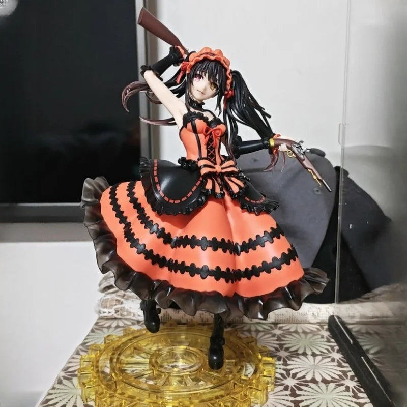 In Stock Original 21 Cm Date A Live Tokisaki Kurumi Zafkiel Anime Figure Collection Figurines Desktop Decoration Toys Gifts