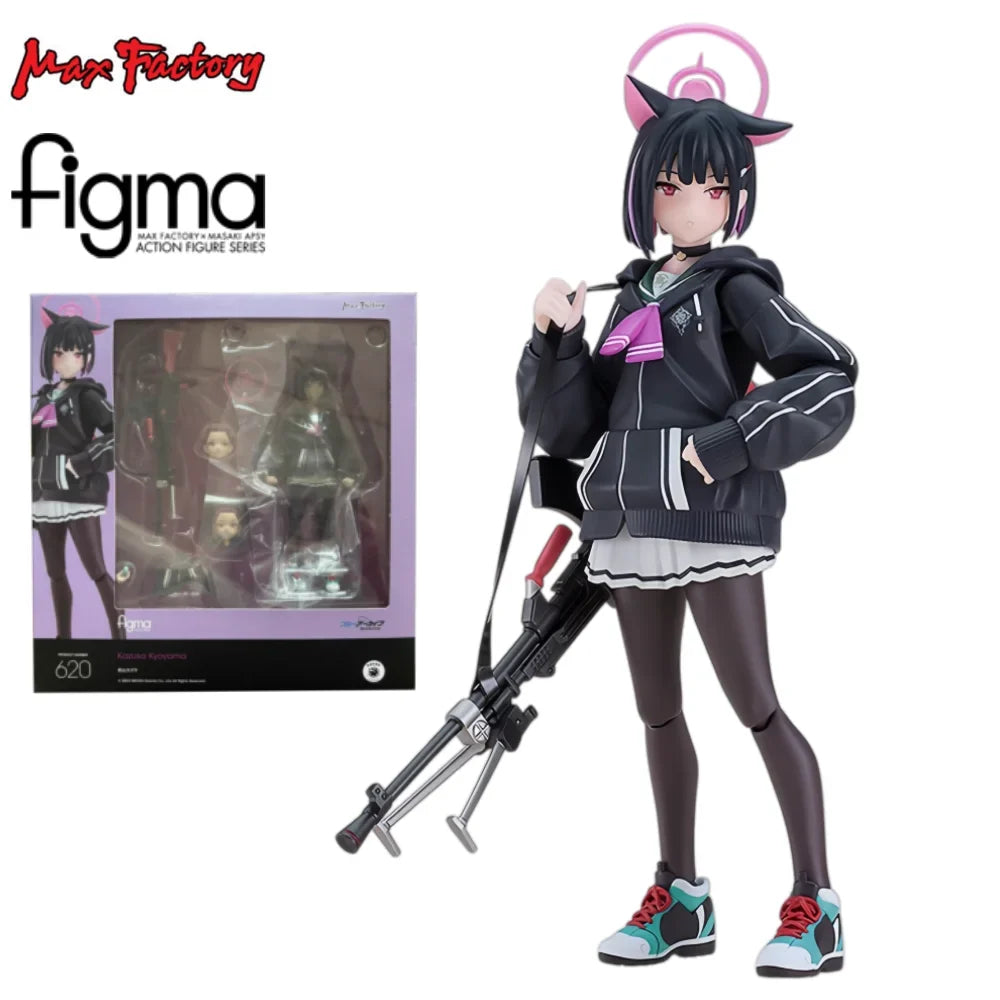 Max Factory Figma Blue Archive Shiroko/Kazusa/Yuuka/Mika/Shiroko Cycling DX Edition Anime Action Figure Model Kit Gift for Fans