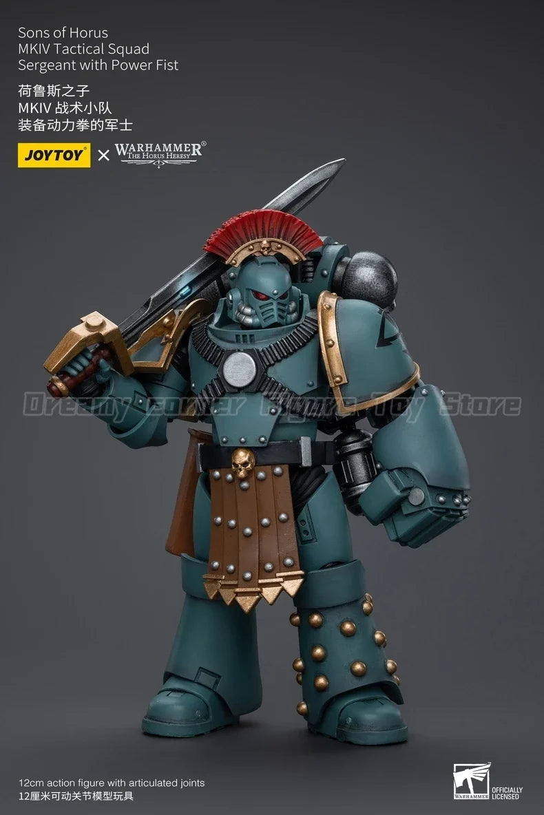 【In Stock】JOYTOY Warhammer 40K Sons of Horus MKIV Tactical Squad 1/18 Action Figure Model Toys