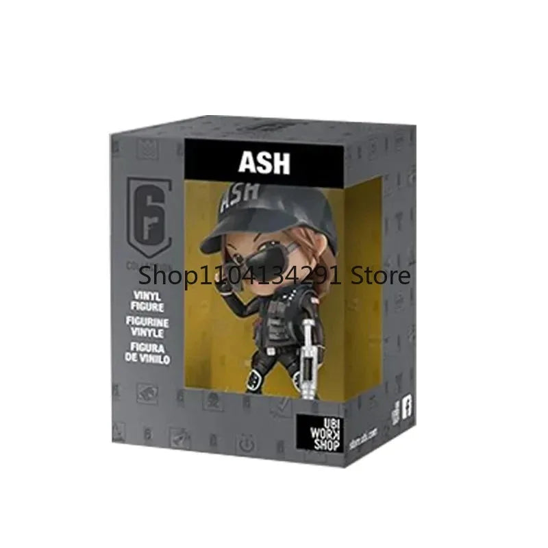 10cm R6 Rainbow Six Siege Figure Blitz Montagne Bandit Caveira Thermite Ash Action Figure Q Version Collection Decora Toys Gifts