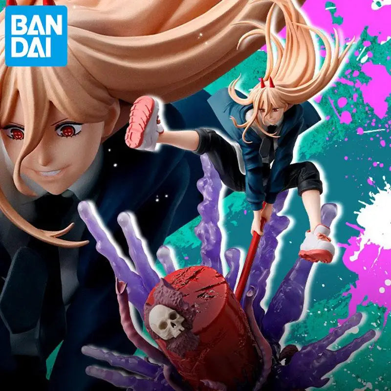23Cm Genuine Official Original Bandai Spirits Chainsaw Man Power Figure Anime Genuine Collectible Boxed Model Dolls Toy