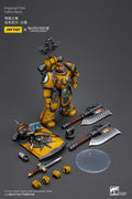 【In stock】JOYTOY Warhammer 40K Imperial Fists Legion Praetor with Power Sword Fafnir Rann 2PCS 1/18 Action Figures Toys