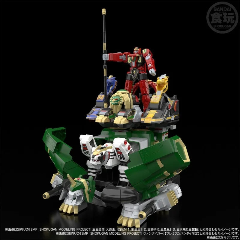 Original Bandai Smp Five Star Squadron Star Turtle Big Infinite Super Airborne Beast Mp Anime Collection Model Toys In Stock