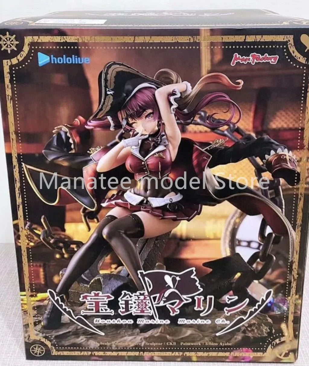 Max Factory Original Hololive Houshou Marine 1/7 PVC Action Figure Anime Model Toys Collection Doll Gift