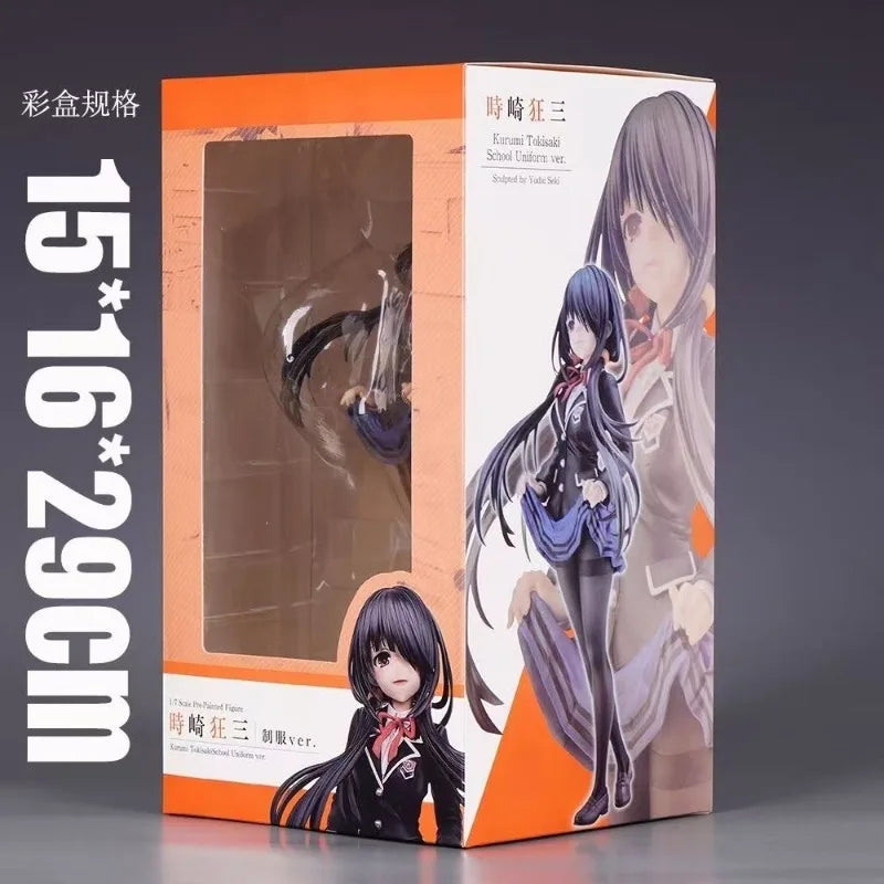 In Stock KO Kotobukiya Date A Live Kurumi Tokisaki School Uniform Figure Chinese Version Birthday Gift Model