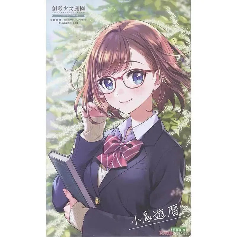 Kotobukiya Creative Color Girls Garden Model Kit Sousaishojoteien Koyomi Takanashi Winter Uniform Anime Action Figures Toys