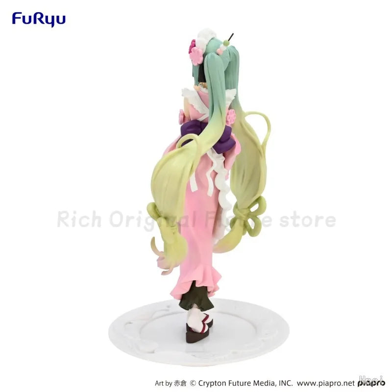 【In Stock】Original FuRyu Exc∞d Creative Figure SweetSweets Series Piapro Hatsune Miku-Matcha Ice Cream Sakura Pink-Anime Figure