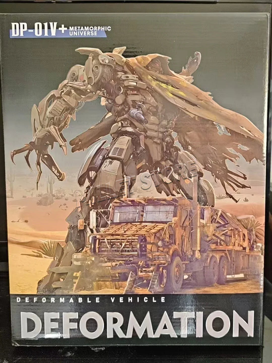 Transformers Toy  Alloy Model Figure - Decepticon Vehicle DP-01V+ Oil Tanker Weathering Upgrade Edition