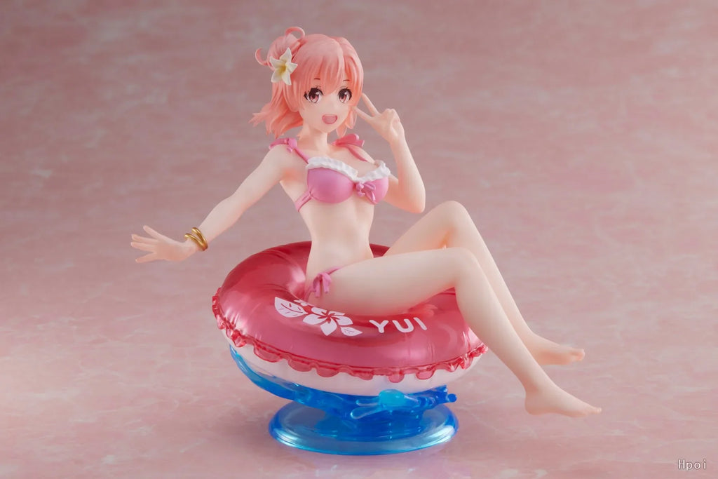 10CM Yuigahama Yui Figure Yahari Ore no Seishun Love Comedy wa Machigatteiru. Kan Anime Swimsuit Model Toys Gifts Collection