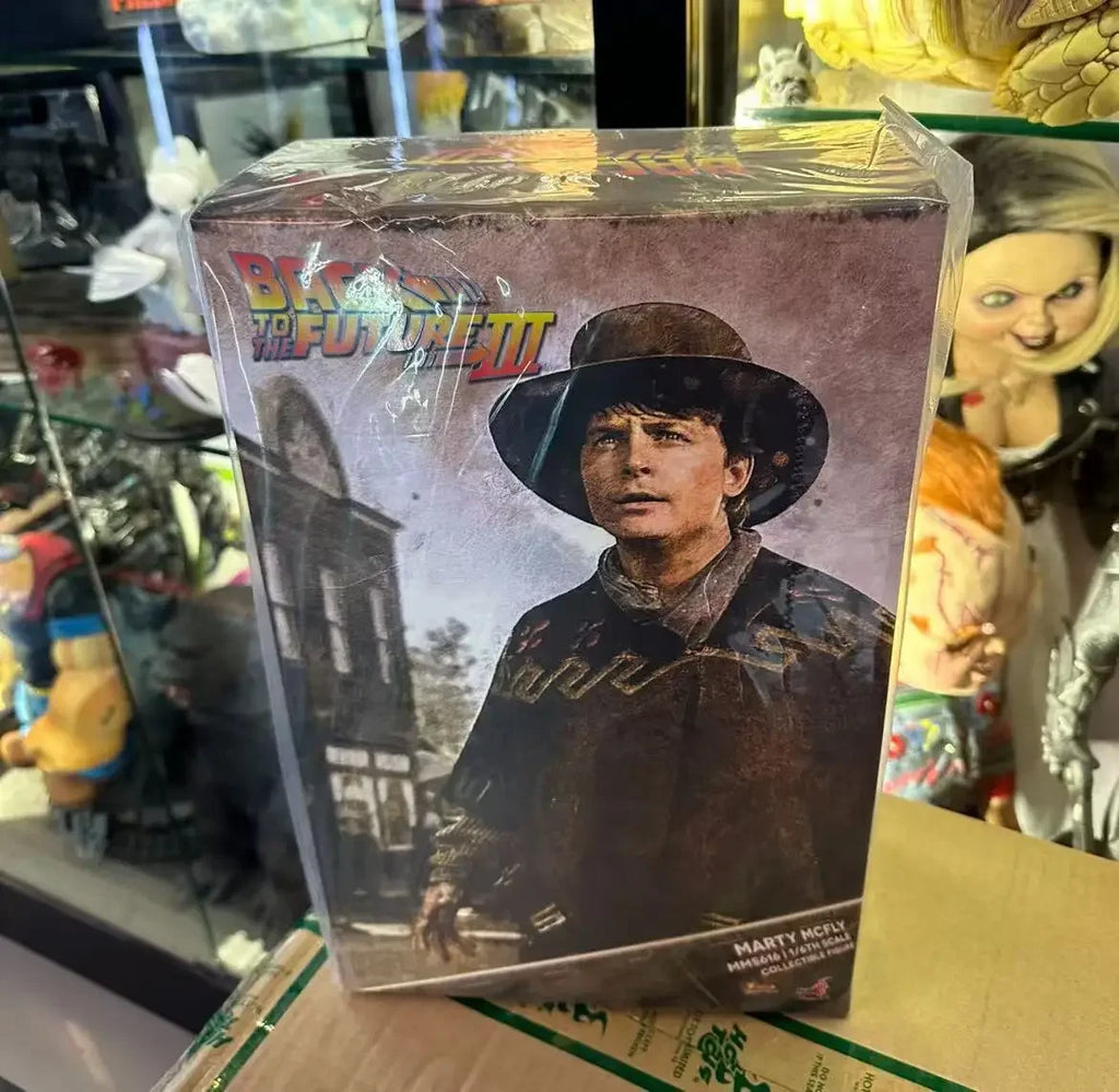 Auf Lager MARTY MCFLY ZURÜCK IN DIE ZUKUNFT MMS616 MMS617 DOC BROWN SAMMELFIGUR IM MASSSTAB 1:6