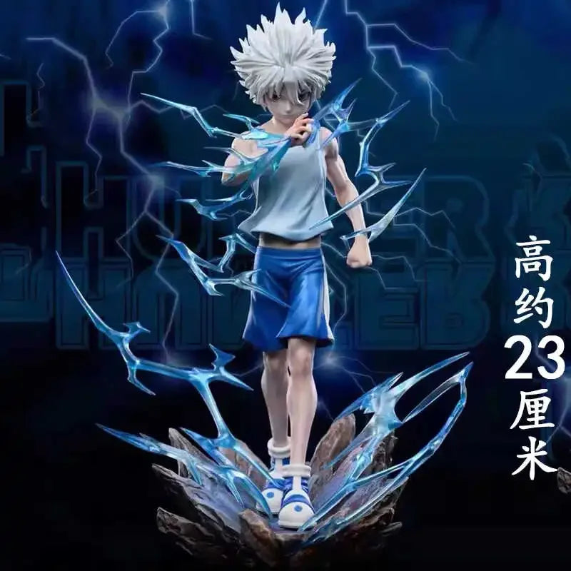 Hunter×Hunter Anime Figures Killua Zoldyck Figure Manga Action Figure PvVC Action Figure Model Statue Collection Decoration Toys