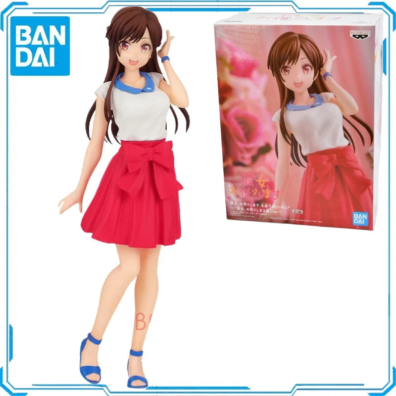 In Stock Original Bandai BANPRESTO Rental Girlfriend Mizuhara Chizuru Action Figures Toys Model Genuine Collector Hobby Anime