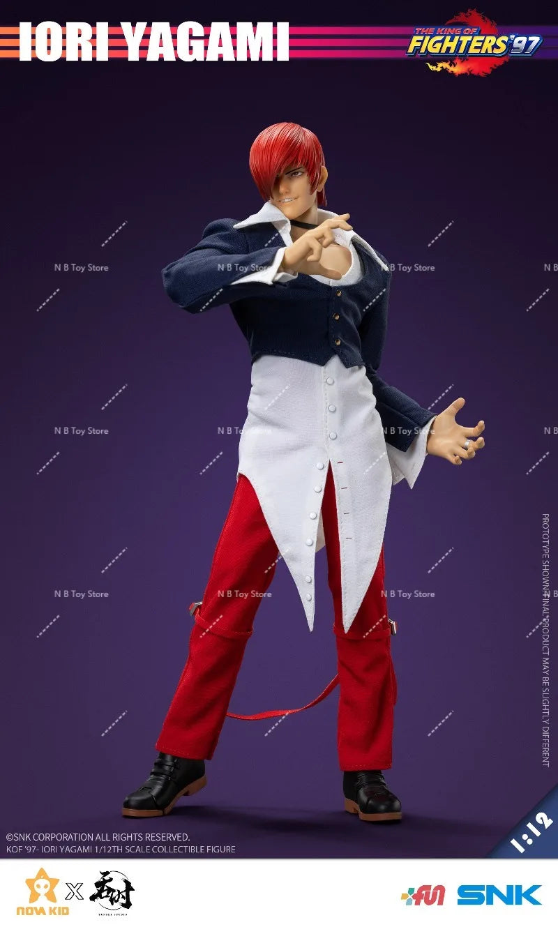 In Stock TunShi Studio TS-XXZ-008 1/12 SHF The King of Fighters'97 Iori Yagami Anime Action Figures Toys Models PVC Collector