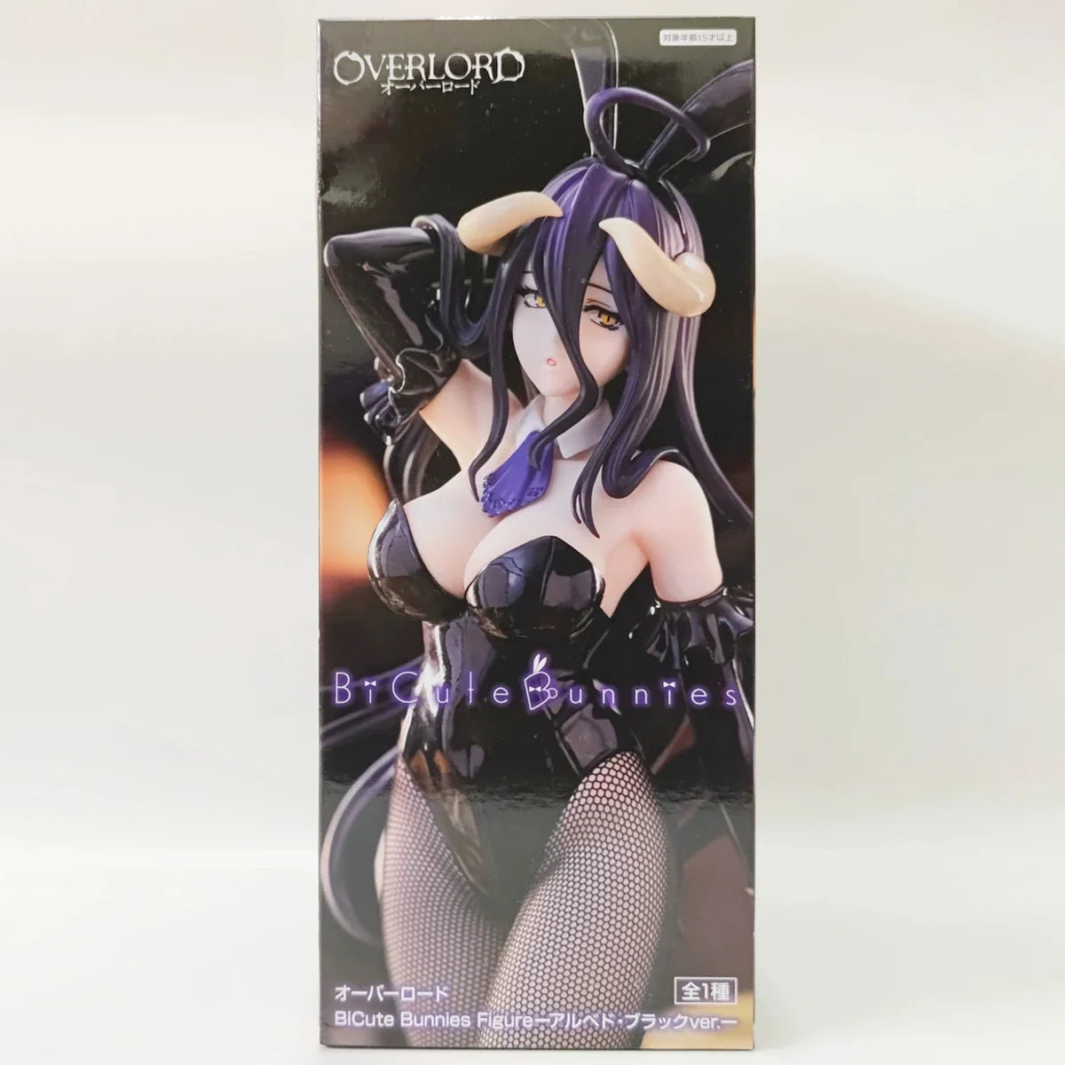 In Stock Original FuRyu Prepainted BiCute Bunnies Overlord Albedo Black Ver. Anime Figure Model Decoration Voluptuous Collection