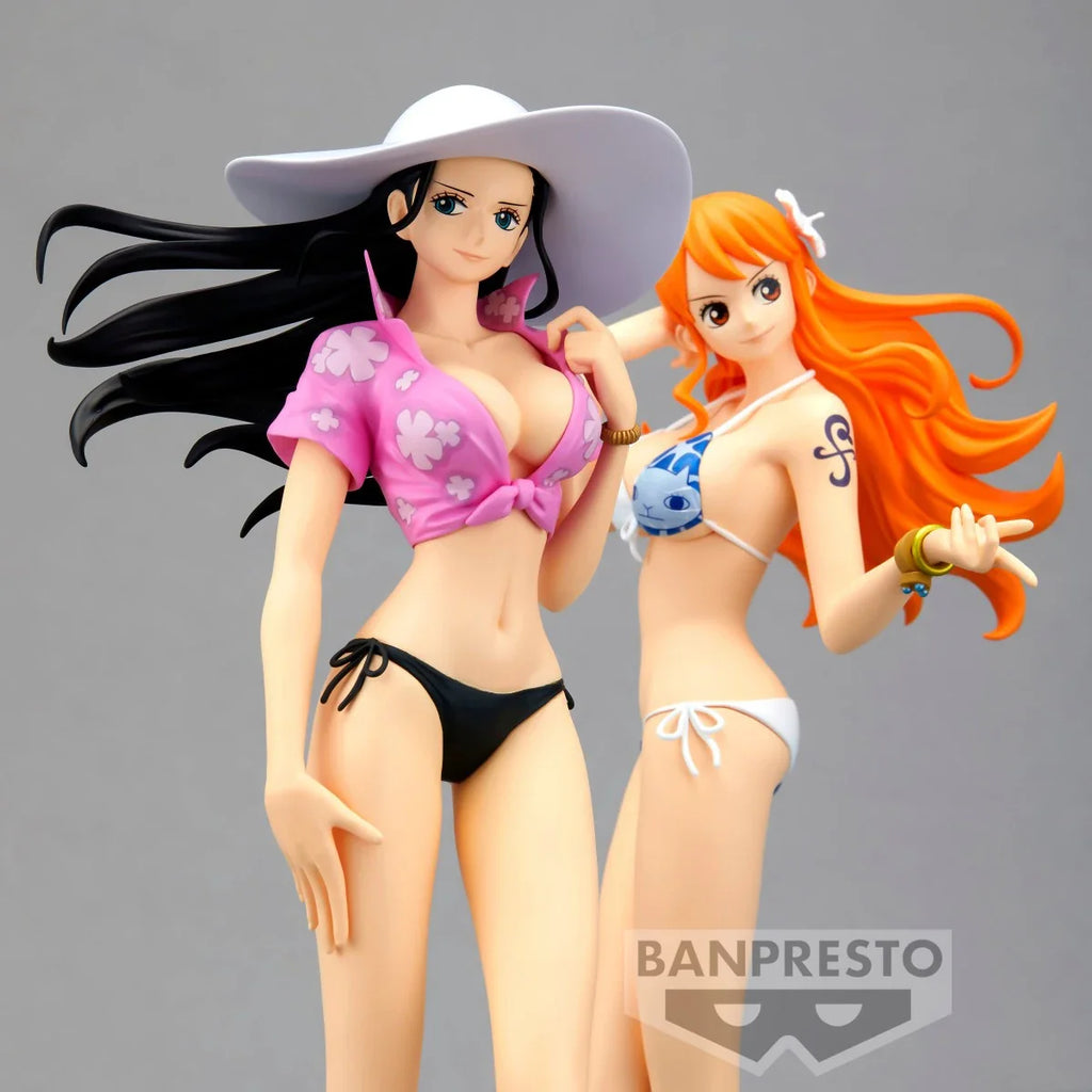 IN Stock Banpresto Original GLITTER&GLAMOURS SPLASH STYLE ONE PIECE NICO ROBIN Anime Kawaii Action Figure Collectible Model Toys