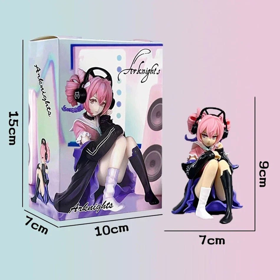 Arknights Anime Figures Pretty Girl Noodle Stopper PVC Model Kawaii Dolls High Quality Collection Desk Decoration Toys Boys Gift