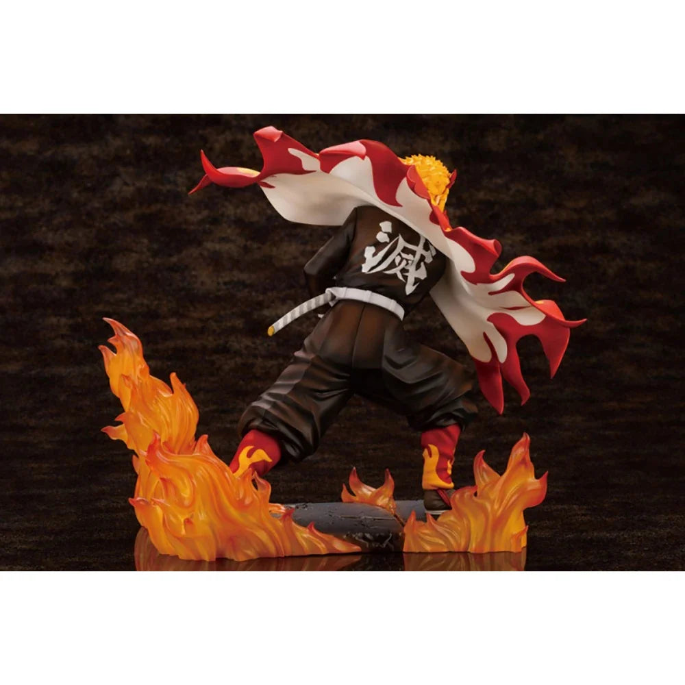 Kotobukiya Original ARTFX J Statue Demon Slayer Rengoku Kyoujurou Anime Collectile Figure Model Action Figure Toys Gifts