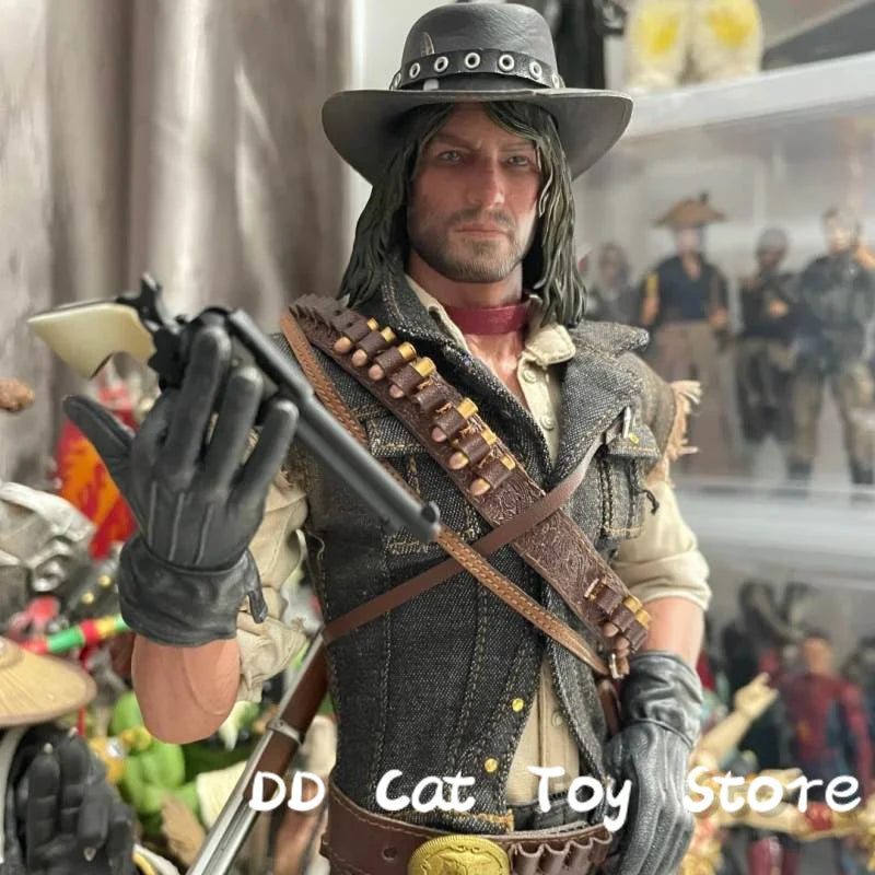 LIMTOYS LIM011 1/6 Men Soldier John Marston Classic Western Cowboy Shooting Arcade Game Doll 12" Action Figure Toys Customized