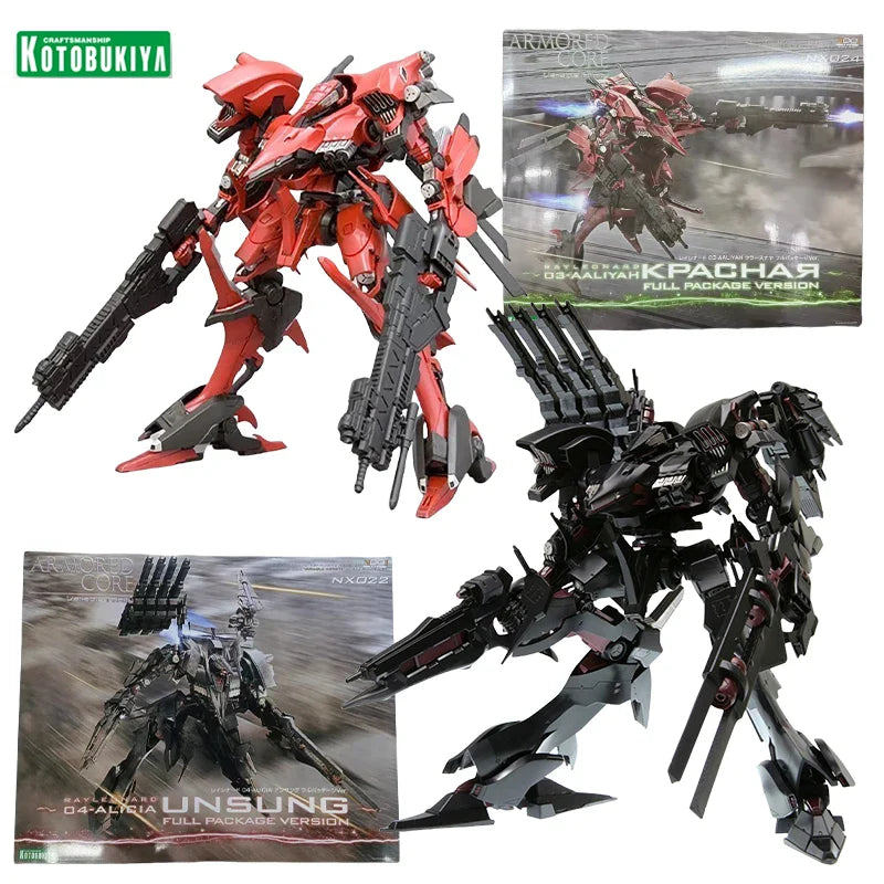 Spot SaleKotobukiya ARMORED CORE Action Figure Rayleonard 04-ALICIA Unsung NX Mol Rayleonard 03-AALIYAH Kpachar Full Package Ver