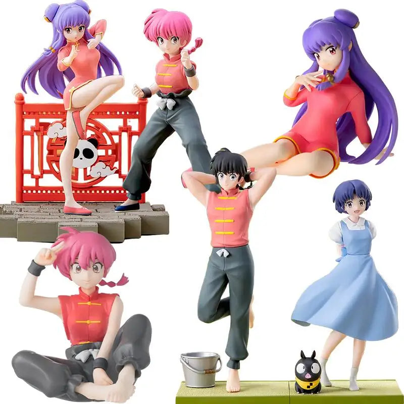 Genuine Sega Ranma 1/2 Luminasta PM Figure Shampoo Saotome Ranma Tendou Akane Original Anime Figure Model Collector Figurine Toy