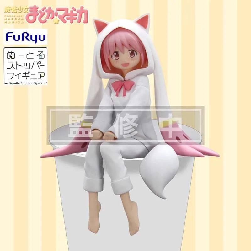 FuRyu Noodle Stopper PUELLA MAGI MADOKA MAGICA Kaname Madoka ~Incubator Pyjama Ver.~ PVC 15CM Anime Actionfiguren Modell Spielzeug