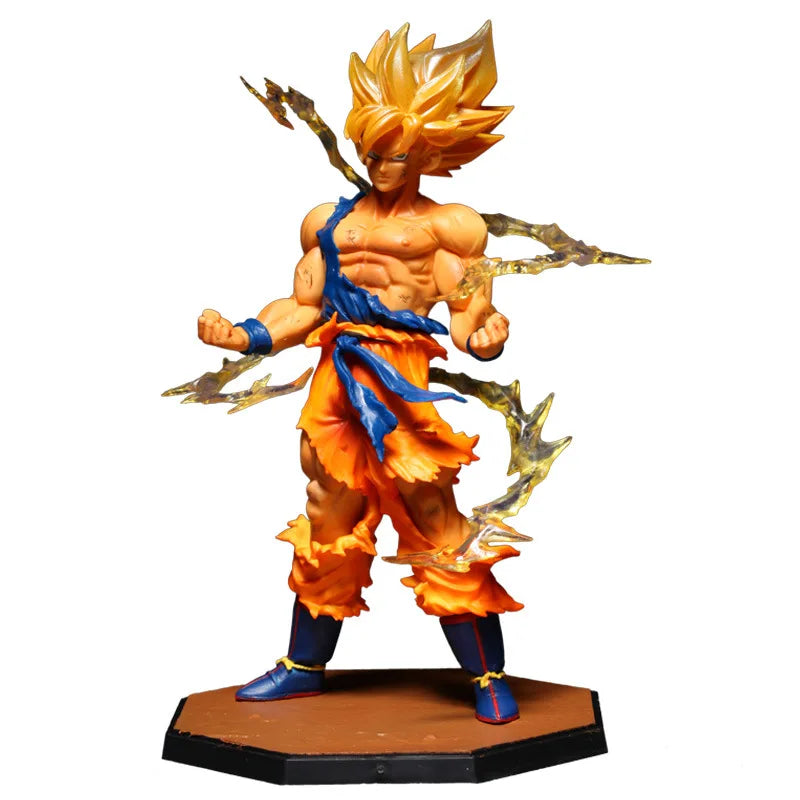 18CM Anime Figure Dragon Ball Z Super Saiyan Son Goku Action Figure Model Toy Collectible Model Doll Ornament Kids Children Gift