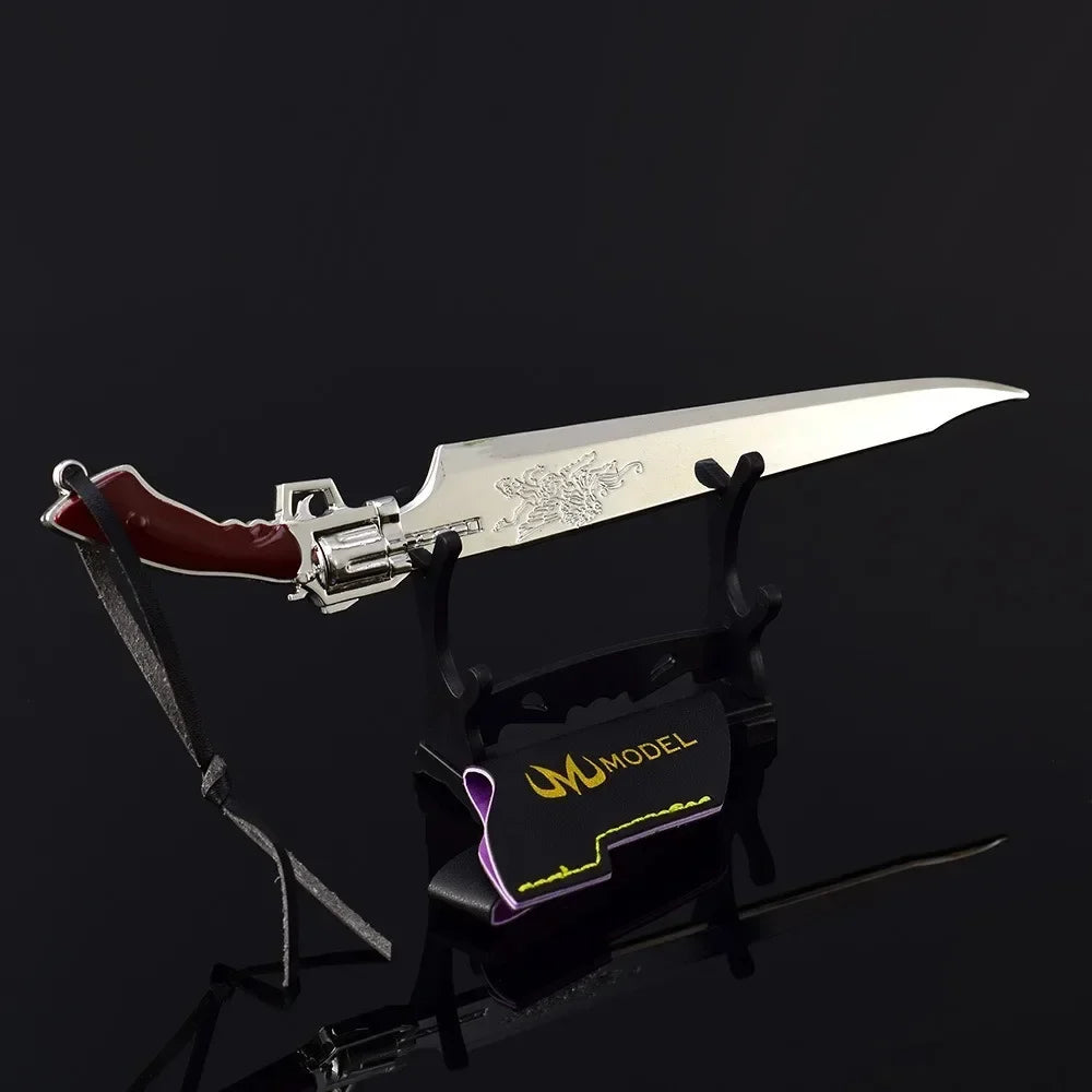 Final F8 Game Peripheral Fantasy Toy Sword Blade Weapon Game Sword Model All Metal Crafts Gift Keychain Ornament Collection