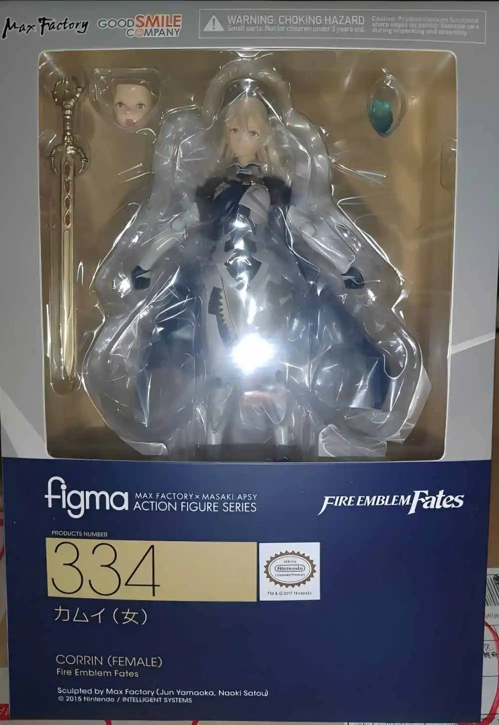 Original Brand New Max Factory Figma 334 Fire Emblem Fates Female Corrin Articulated Figure Model Collectible Gift
