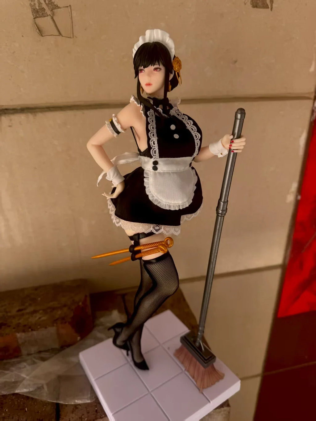 in stock Spy×Family Figure Yor Forger Figures Bathroom Sexy Yor Anime Figurine Pvc Collection Model Desk Decoration Doll Statue