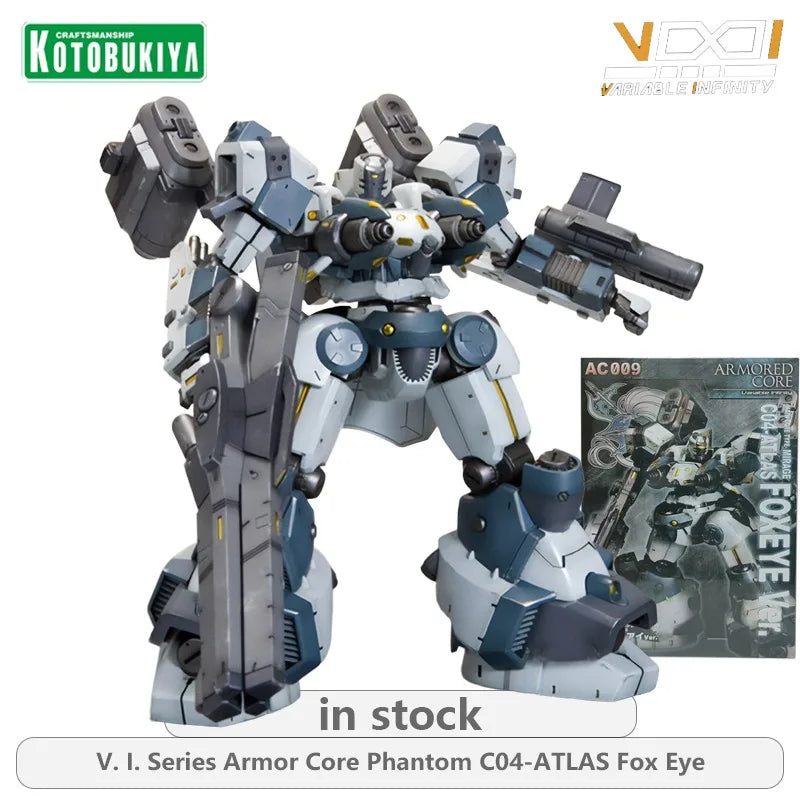 KOTOBUKIYA Original V. I. Series Armor Core Phantom C04-ATLAS Fox Eye Anime Action Figure Assembly Model Toys Gifts for Boys