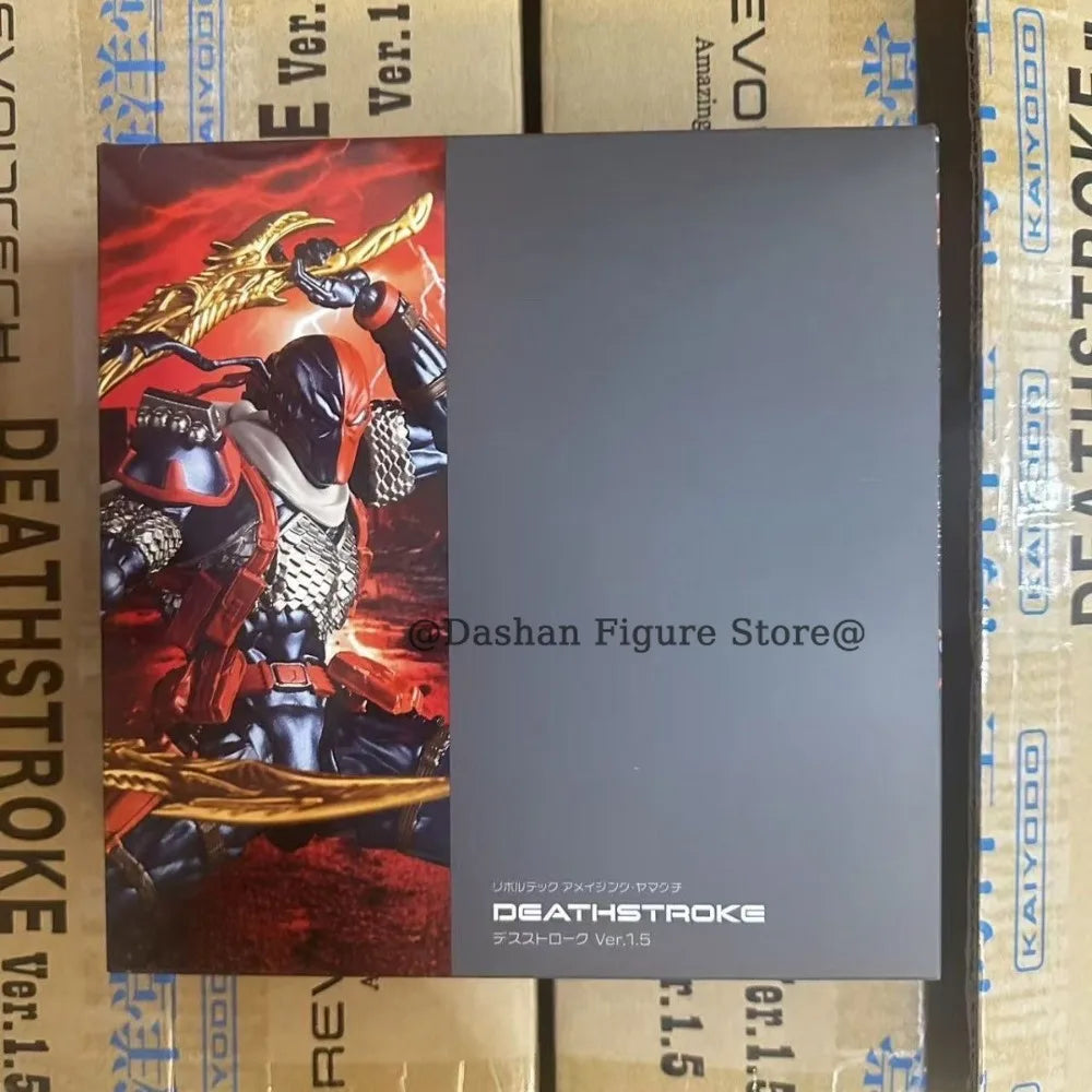 Revoltech Deathstroke Slade Joseph Wilson Action Figure Kaiyodo Amazing Yamaguchi Terminator Figures PVC Collection Model Toys