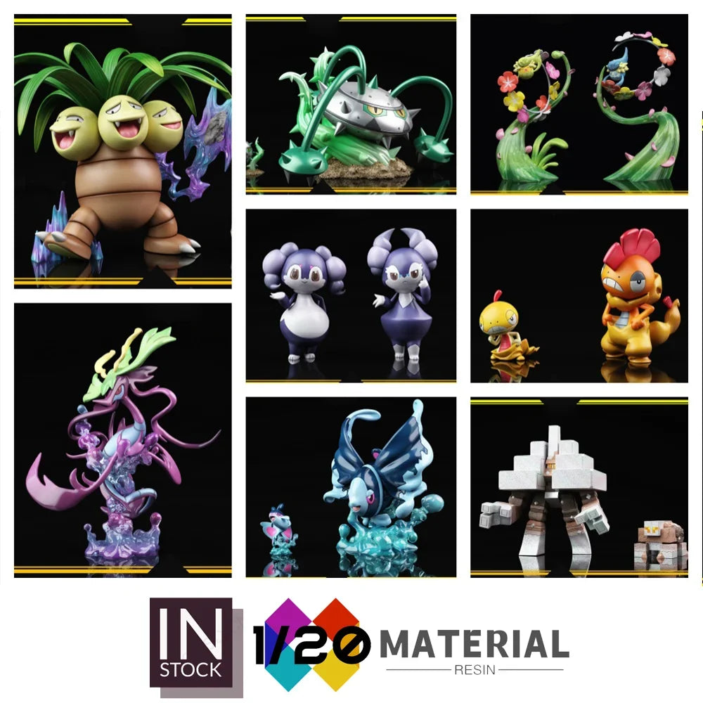 [In Stock]1/20 Resin Scale World [SXG] - 202509 Ferrothorn Scrafty Comfey Lumineon Dragalge Indeedee Garganacl Exeggutor