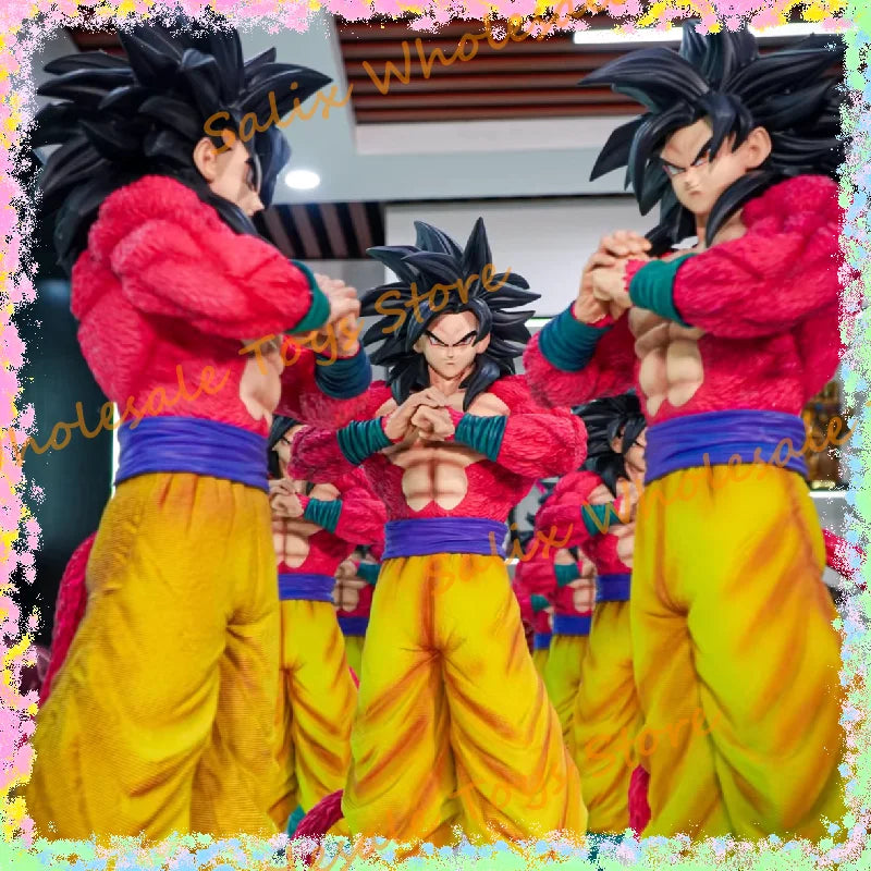 JT Statue 1/4 53cm 2% Dragon Ball Super Saiyan 4 Goku Dragon Ball Anime Figurine Collectible Gk Model Anime Action Figure Toys