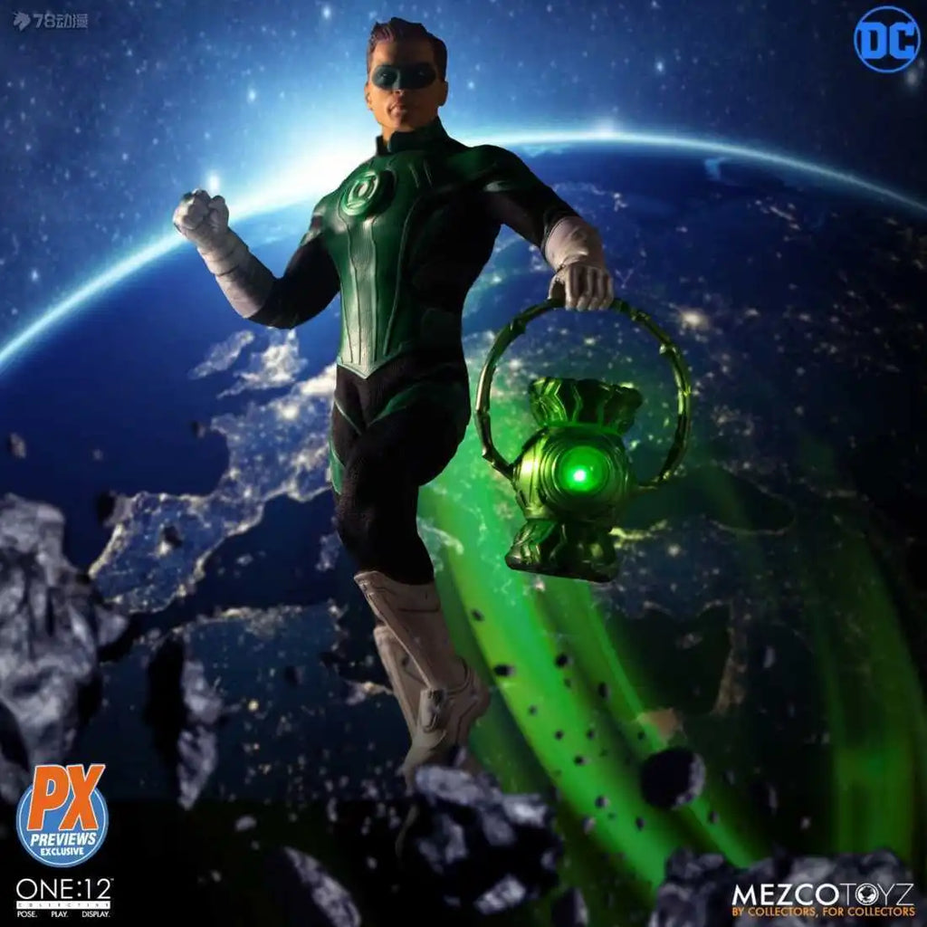 Mezco Toyz Original 1/12 Movable Doll Collective Series Comics Green Lantern HAL Jordan Action Figure Model Toys Gifts for Boys