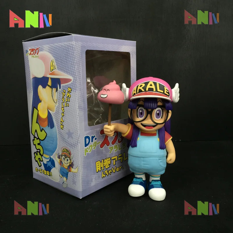 16cm Arale Anime Figure Special Edition Dr Slump Cartoon Stupid Superman Little Child Kawaii Statue Doll Decoration Kid Toy Gift
