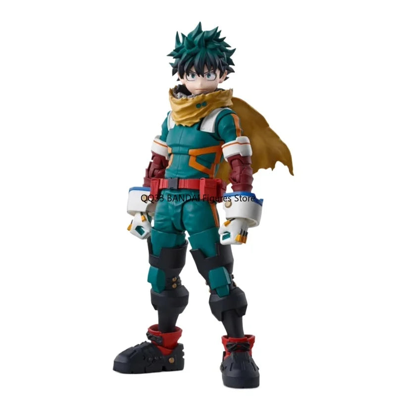 Bandai Original SHFiguarts My Hero Academia Izuku Midoriya Katsuki Bakugou Action Figure Active Joints Model Hobbies Collectible