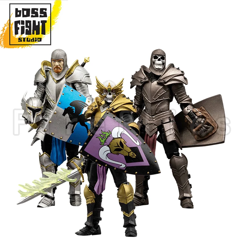1/18 3.75inch Boss Fight Studio BFS Action Figure Vitruvian H.A.C.K.S. 10th Anniversary Knight of Asperity Anime Model Toy