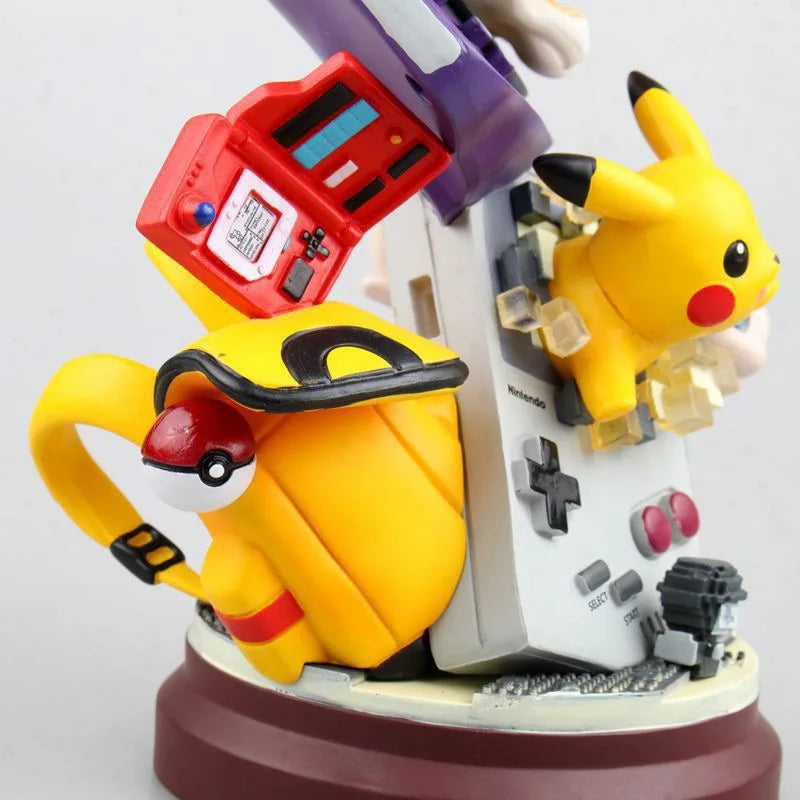 20cm Large Pokemon Collectible Figure Pikachu Charizard Mewtwo, Anime Display Model for Home Decoration Gift