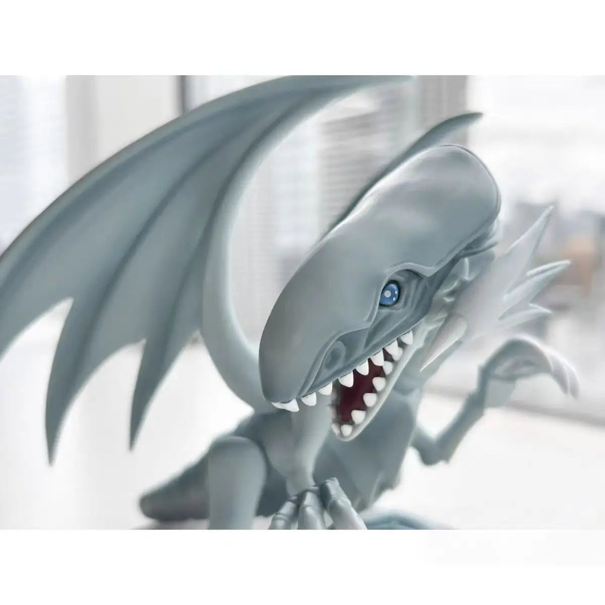 Bandai Original KONAMI Monsters Blue-Eyed White Dragon Yu-Gi-Oh! Anime Figure Action Figurine Toys PVC Model Collection Doll