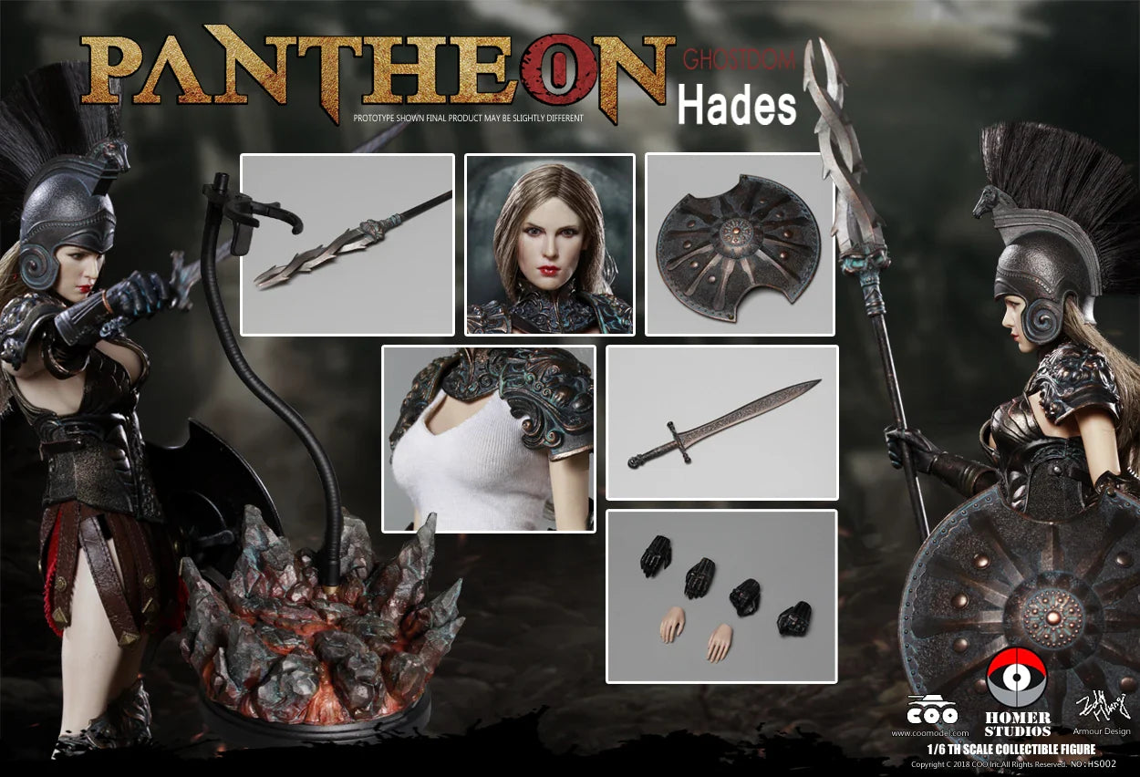 【Auf Lager】Original COOMODEL HOMER HS002 PANTHEON HADES GÖTTIN DER UNTERWELT 1/6 Actionfigur Modell Sammlerstück Spielzeug